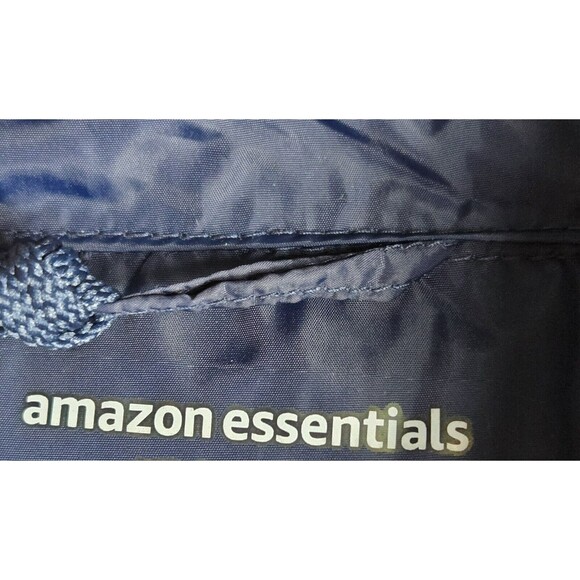 Amazon Essentials Women's Medium Navy Blue Lightweight Puffer Jacket Hooded NWT - Picture 2 of 6